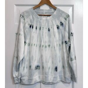 Lou & Grey Sweatshirt‎ Sweater Women S Tie Dye Crewneck Pullover Lounge Beach